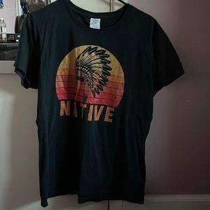 Black Native American T-shirt